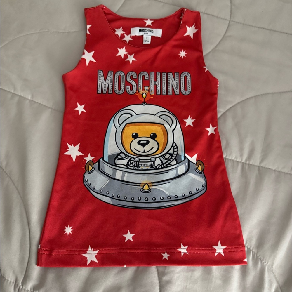Moschino Kids Red Toddler Dress